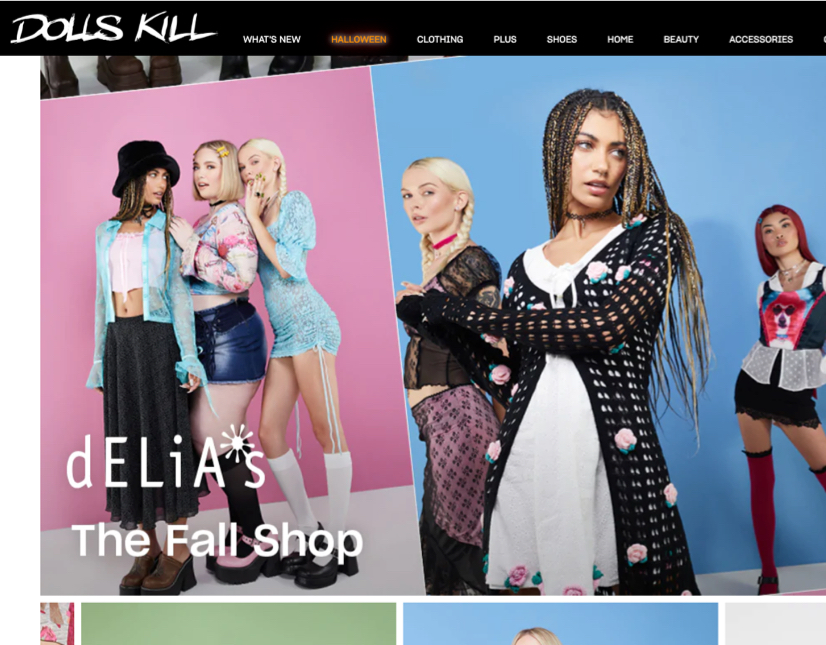 Dolls Kill Website